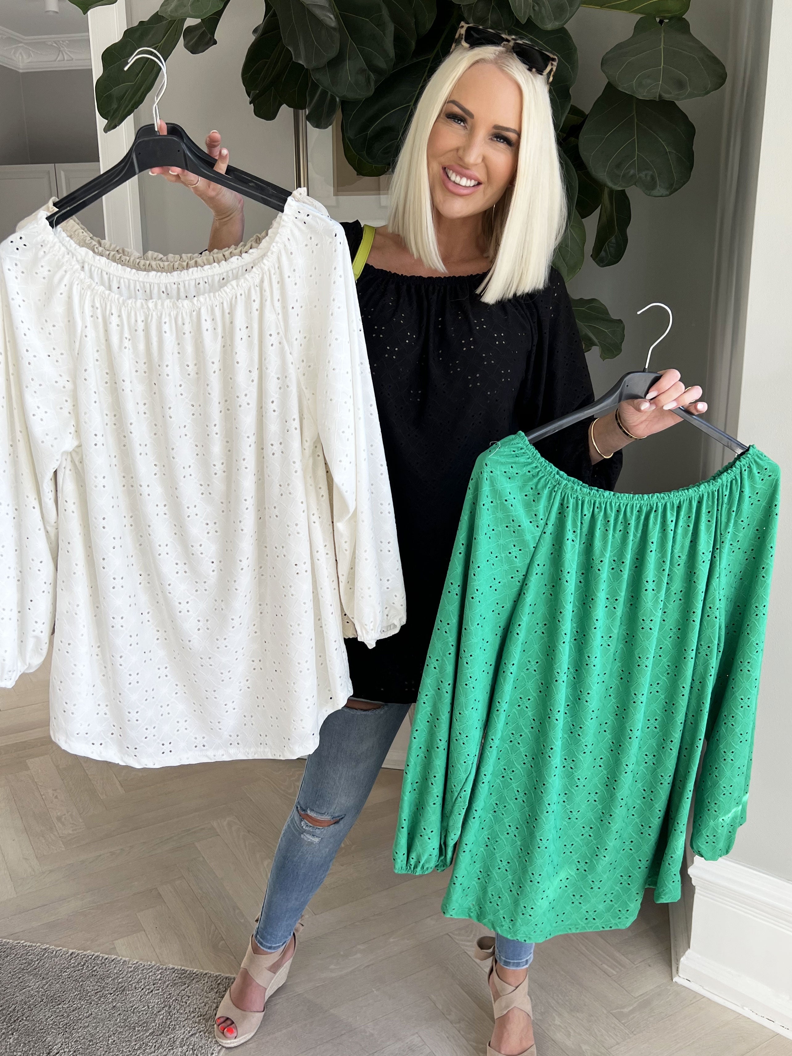 Mimi - Söt mjuk tunika med broderier